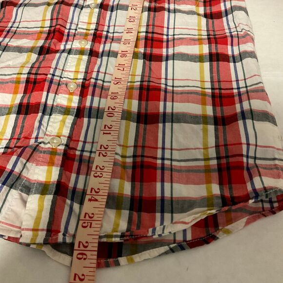 Old Navy The‎ Classic Shirt Plaid Boys Size XL 14-16 - Picture 5 of 8